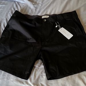 NEW Cotton & Co. Shorts, Black, Size 38 waist